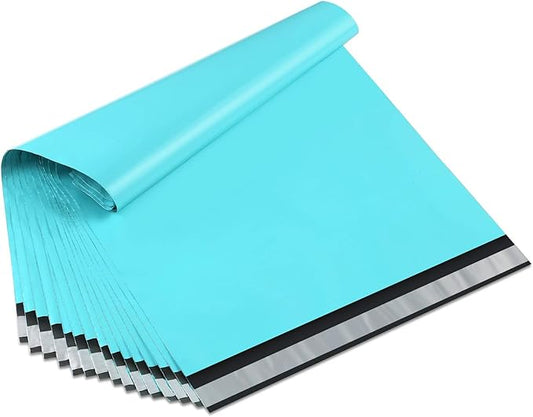 UCGOU Poly Mailers 14.5x19 Inch Teal 200 Pack Large Shipping Bags #7 Strong Thick Mailing Envelopes Self Sealing Adhesive Waterproof and Tear Proof Mailing Bags for Shipping Clothes