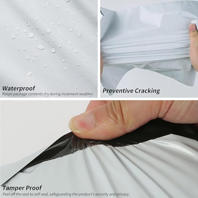 10" x 13" Poly Mailers Shipping Mailing Envelopes Bags, Envelopes Shipping Bags Self Sealing 2.5Mil (1000 Bags)