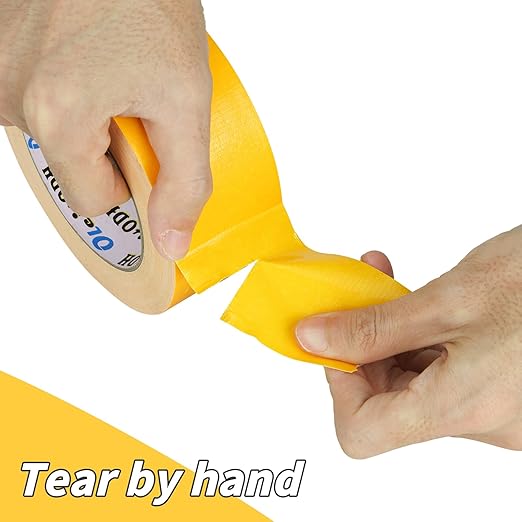 22 Pack Yellow Duct Tape Heavy Duty,8.3 Mil Thickness,2 Inches x 30 Yards,Strong Industrial Strength,Flexible,No Residue,Waterproof and Tear by Hand,Multi-Use for Indoor & Outdoor Repairs