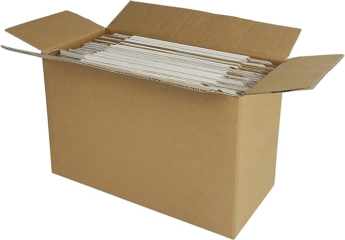 RLAVBL 9x6x2 Inches Shipping Boxes Set of 25, White Small Corrugated Cardboard Box, Mailer Boxes for Packing Small Business