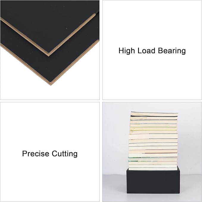 6x6x6 Shipping Boxes for Packaging Small Business, 30 Pack Black Corrugated Cardboard Boxes for Shipping Packing