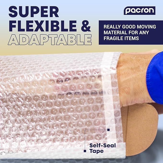 1500 Pcs Mixed Bubble Out Bags Kit – 4x5.5 (750) + 6x8.5 (325) + 8x11.5 (175) + 9x12 (250) Bubble Pouches, Self-Sealing Clear Bubble Bags for Shipping, Packing, E-Commerce