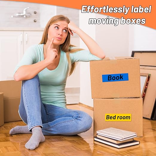 6 Pack Rainbow Colored Duct Tape Bulk, 2 Inch x 180 Yards Heavy Duty Color Duct Tape Rolls, No Residue,Waterproof & Tear by Hand,Great for Packaging, Arts & Crafts and DIY Projects