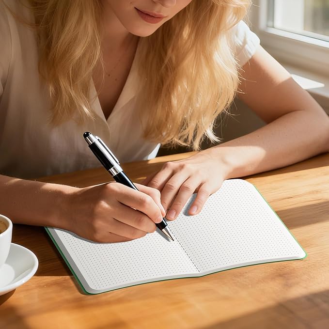 12 Pack Colorful Dot Grid Notebook Journals Bulk with Thick Paper, 60 Pages, 8.3x5.5 inch, A5 Size, Writing Subject Notebooks Planner for Student Travelers Office, Travel Journal Set