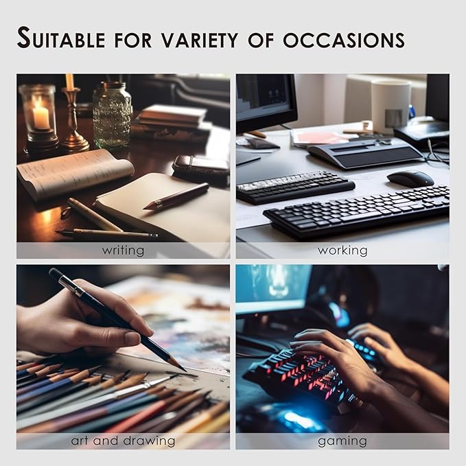 Leather Desk Mat - Non-Slip PU Desk Pad for Office and Home - Desk Organization and Accessories - Ideal for Large Mouse Pad and Desk Mats on Top of Desks (Coffee,27.6"x 13.8")