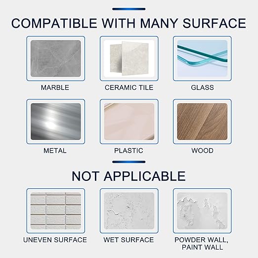 Double Sided Tape Heavy Duty (10FT) Mounting Tape Strong Adhesive Strips Sticky Nano Tape Multipurpose Removable Transparent Two Sided Poster Tape for Paste Items, Household