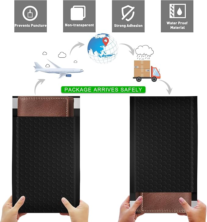 105 Pack Bubble Mailers 4x8inch Padded Envelopes Thin Mailing Envelopes Waterproof Bubble Opaque Padded Mailers Self Seal Adhesive Shipping Bags for Mailing Jewelry Makeup Small Business