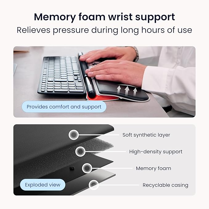 Contour RollerMouse Red Ergonomic Mouse for Shoulder Forearm Wrist Strain Relief for RSI Carpal Tunnel Centered Rollerbar 6 Customizable Buttons 10 Speed Settings Mac/PC Compatible - Wireless - Plus