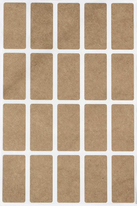 Royal Green Color-Coding Labels Stickers in Kraft (40mm x 19mm) 1.57 inch x 0.75-2000 Pack