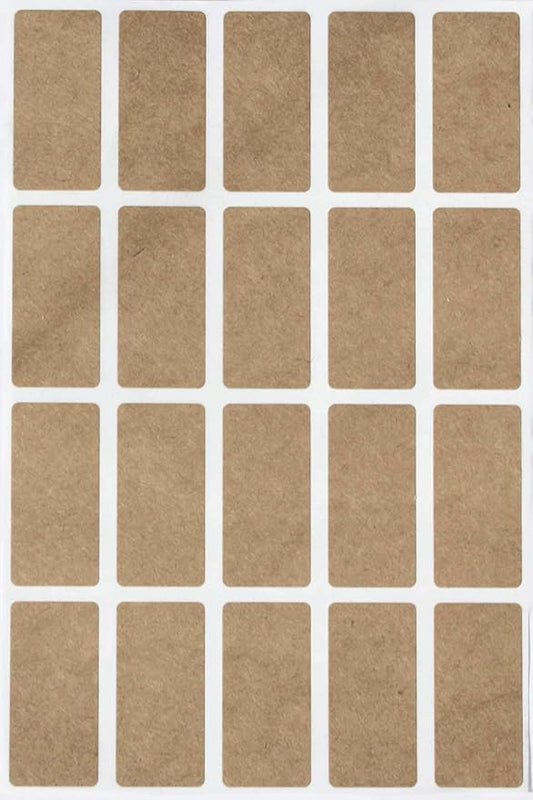 Royal Green Color-Coding Labels Stickers in Kraft (40mm x 19mm) 1.57 inch x 0.75-2000 Pack