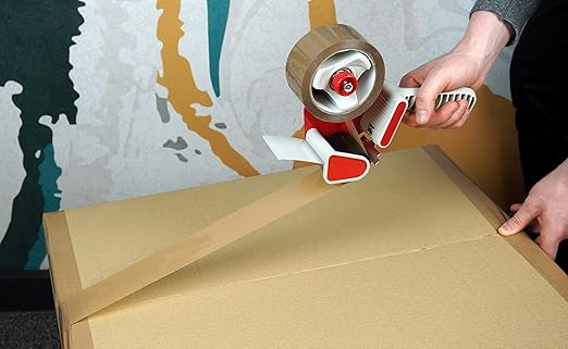 GTSE Brown Packaging Tape, 1.88 inches x 72 Yards, Heavy Duty Shipping Tape for Packing, Moving, Office Use, 6 Rolls