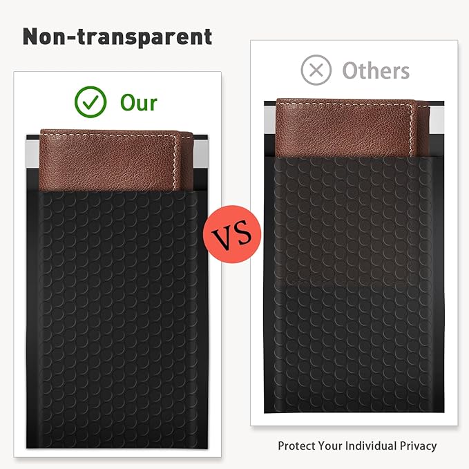 105 Pack Bubble Mailers 4x8inch Padded Envelopes Thin Mailing Envelopes Waterproof Bubble Opaque Padded Mailers Self Seal Adhesive Shipping Bags for Mailing Jewelry Makeup Small Business