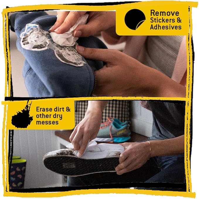 Tub O' Towels Heavy-Duty Multi-Surface Cleaning Wipes, 7" x 8", 40 Count Canister, Removes Grease, Grime, Tough Stains, Durable Disposable White Wipes for Home, Garage, Outdoor Cleaning Tasks, 4-Pack