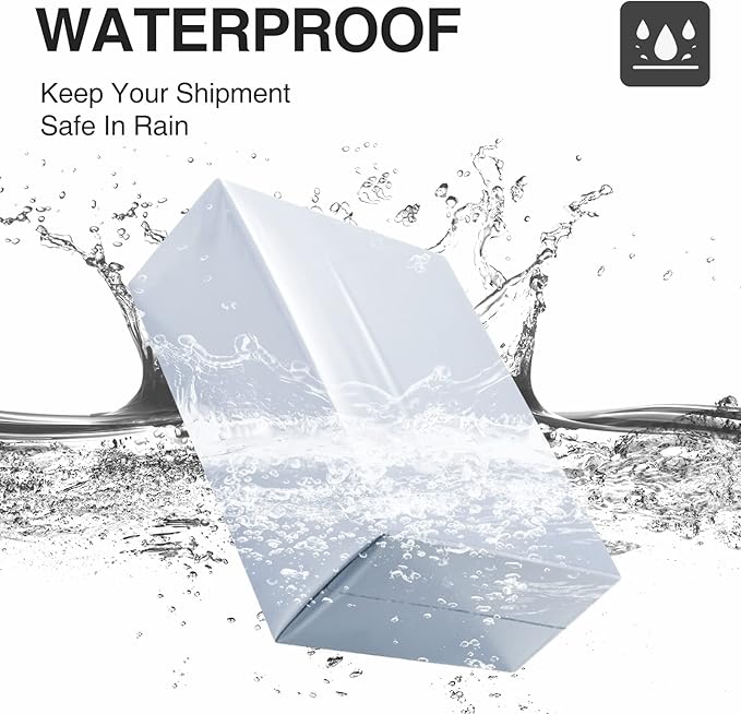 UCGOU Poly Mailers 14.5x19 Inch White 200 Pack Large Shipping Bags #7 Strong Thick Mailing Envelopes Self Sealing Adhesive Waterproof and Tear Proof Boutique Packaging Postal for Clothing