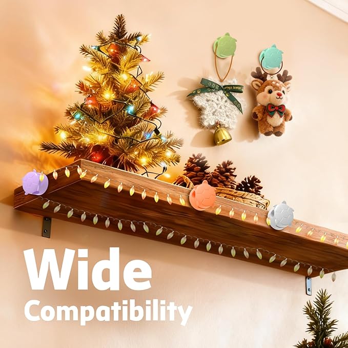 8 Pack Rotatable Cable Clips, Cord Organizer Spring Clip Cord Holder for Nightstand Cable Holders for Cords Charging Cable Organizers Cable Management for Desk Office Car Wall (Multicolor)