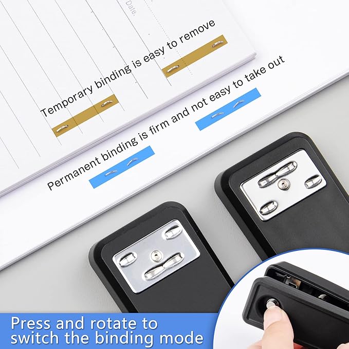 Desktop Office Stapler with 2000 Staples: IMLIKE Half Strip Desk Staplers, take 26/6 Staples 25 Sheets Capacity, Metal Construction, Non-Slip Base, Black, 2-Pack