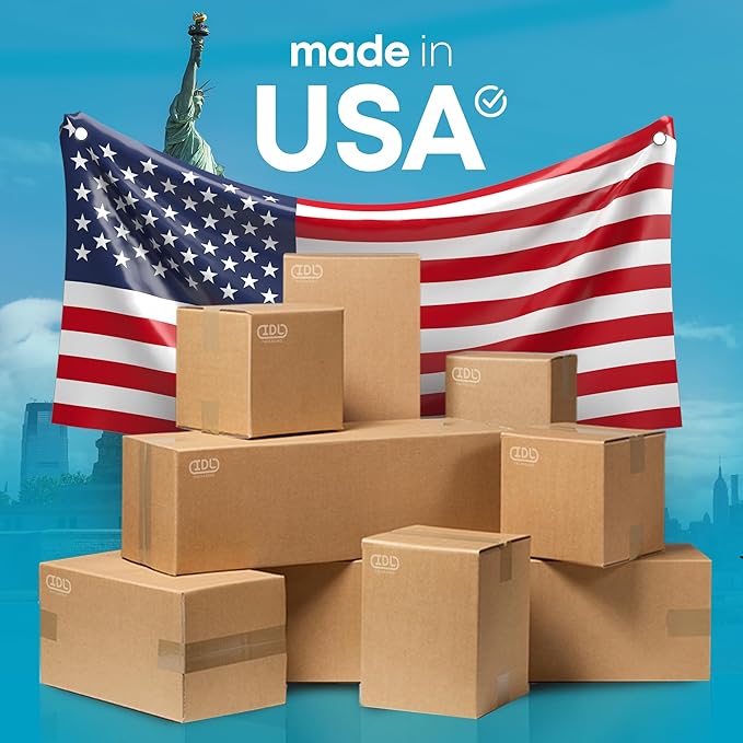Long Moving & Shipping Boxes 22"L x 6"W x 6"H (25-Pack) - Extra Strength 200 lb vs Regular - Corrugated Heavy Duty Packing Boxes - Heavy Duty Shipping Box - Long Cardboard Box by IDL Packaging