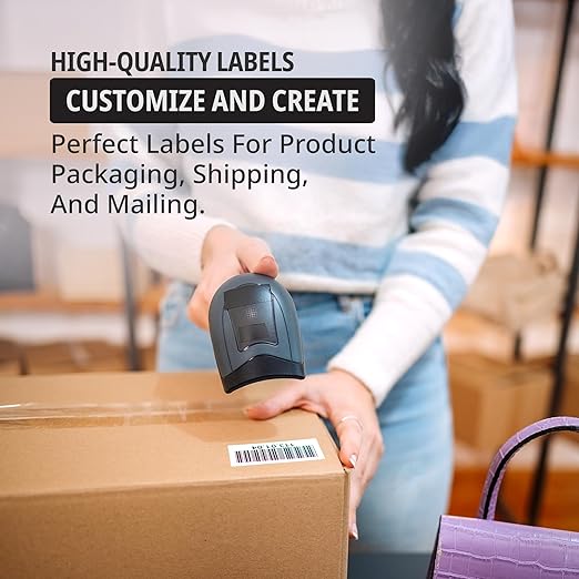 Tape Logic Direct Thermal Shipping Labels - 2x1 Label Roll (1,300 Labels) | Perforated, Commercial Grade, for Thermal Printer - Perfect for Shipping & Mailing