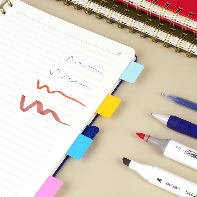 POPRUN Lined Spiral Journal Notebook, [A5-5.75'' x 8.25''] - 120 GSM Thick Paper, 144 Numbered Pages, College Ruled Notebook for Men & Women with Pocket, Index Tabs, 8 Perforated Sheets, Burgundy