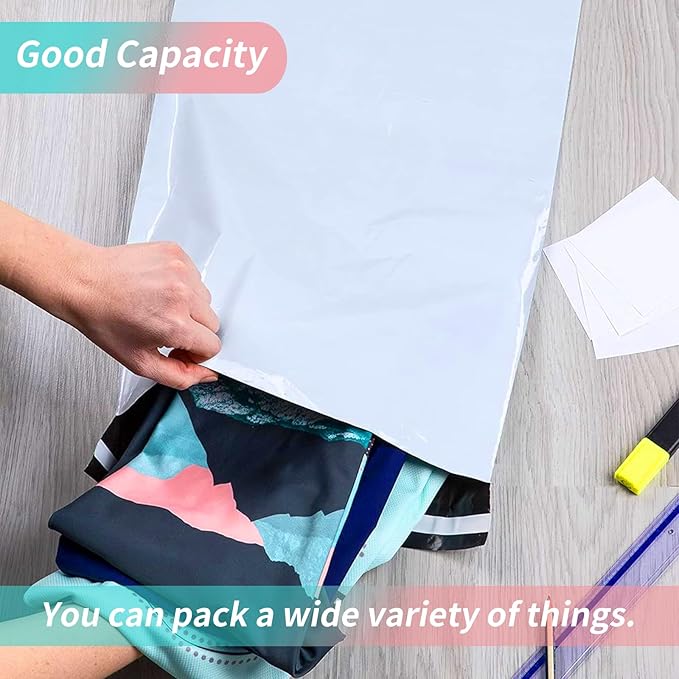 10 x 13" Poly Mailers Shipping Mailing Envelopes Bags, Envelopes Shipping Bags Self Sealing(500 Packs)