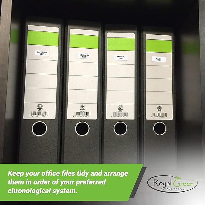 White Rectangular Labels + Bonus Color Stickers - White Color-Coding Labels with Laser Printer Template Included 1630 Pack - 10 Cases