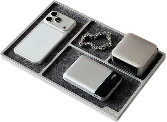 Galaxias Desktop Drawer Storage Tray, Men's Storage Box, Made of Aluminum, a Beautiful Office Desk Accessory Suitable for Both Office and Home use.