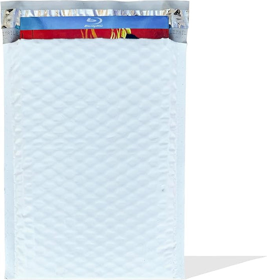 #0 Poly Bubble Mailers 6.5x10 Inch, Padded Envelopes Bags with self Seal, Cushioned Bubble Lined Mailer, 6.5"x 9" Usable Space, 500 Pack, Lightweight water-resistance Shipping Bag Mailer