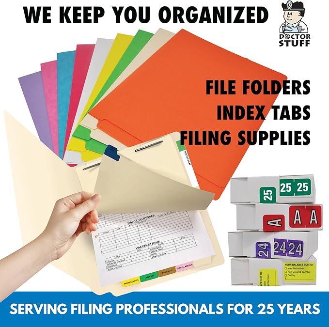 2024 Year Stickers, Doctor Stuff 2024 Chart Stickers, Gray/Black Color Coded, Traco Style, USA Made Year Labels for End Tab File Folders, 500/Roll, 1 Roll, 3/4" x 1-1/2"