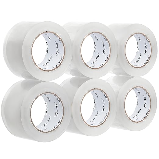 Mr. Pen- Packing Tape, 6 Pack, 1.88” Wide, 109 Yards, Shipping Tape, Clear Packing Tape Heavy Duty, Moving Tape