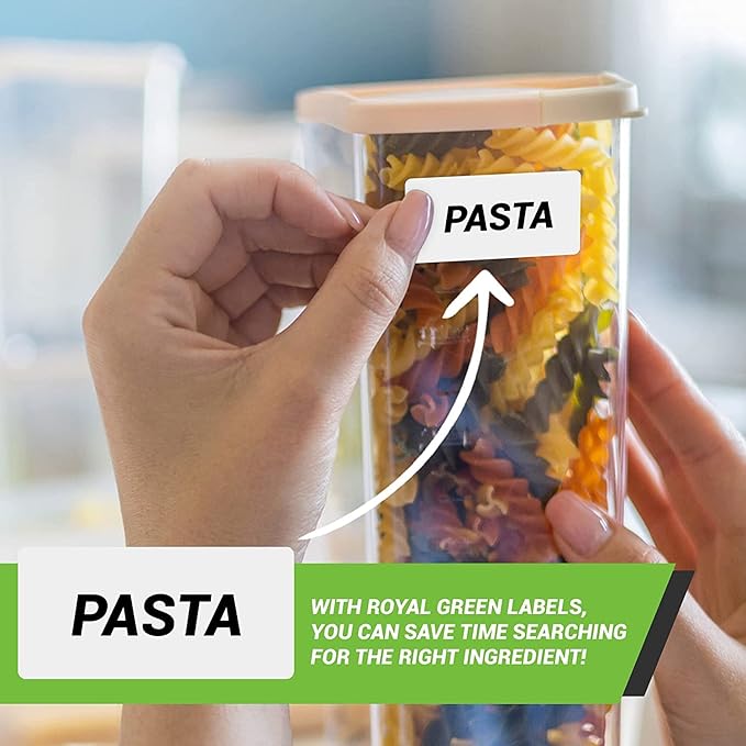 Small Rectangular Label Stickers 1.57 inch x 0.75 inch - 2160 Pack, White Color-Coding Labels (40mm x 19mm)