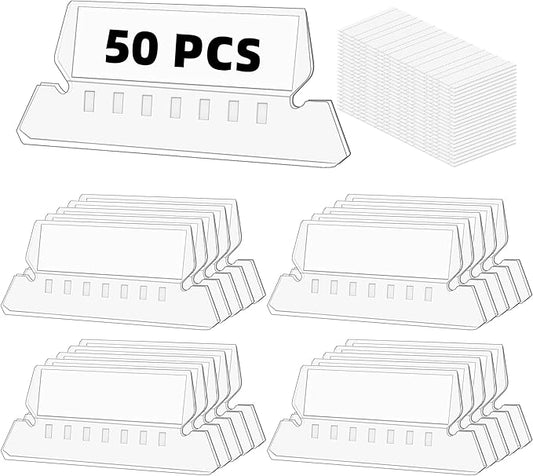 File Folder Tabs, SUNEE 50 Sets Hanging File Folder Labels Tabs and Inserts for Hanging Files Folders