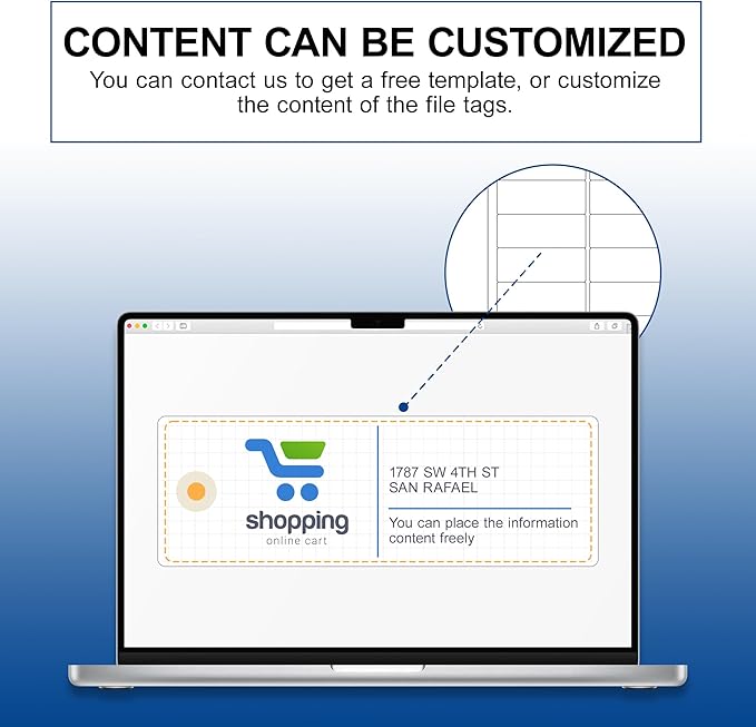 Waterproof Printable Address Labels,1" x 2-5/8" Matte Clear Mailing Labels for Printer,750 Total,Envelopes,Shipping,Packaging,Home or Office Use