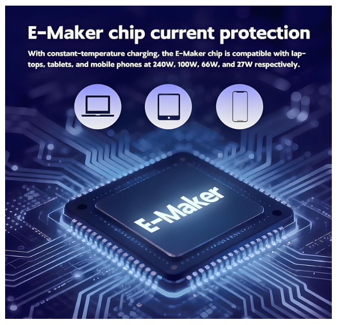 Growalleter 240W Invisible Stand Charging Cable, 2-in-1 Adjustable Phone Holder with 90° Angled USB-C Cord, 5ft Fast Charge Cable for iPhone 15-17, Smartphones, Tablets(1 Pcs)