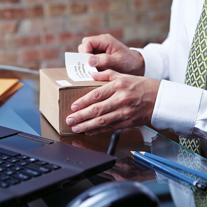 DYMO Authentic LabelWriter Standard Shipping Labels for LabelWriter Label Printers, White, 2-1/8'' x 4'' (30323), 24 Rolls of 220