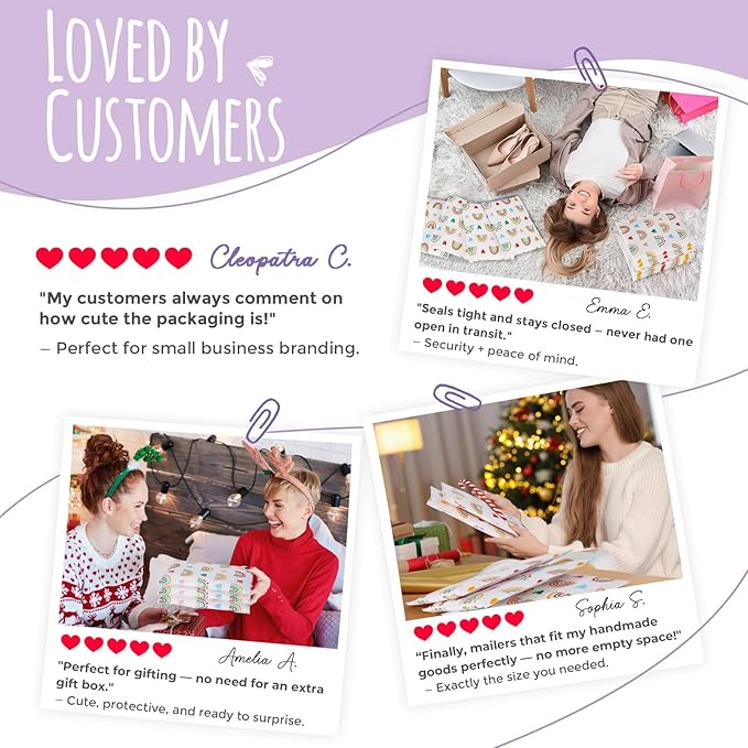 Metronic Bubble Mailers 6x10" 50 Pack Usable Size 6x9,Waterproof Mailing Padded Envelopes for Small Business,Cushioning Bubble Wrap Mailer Bags,Shipping Envelopes for Gift,Small Items Rainbow