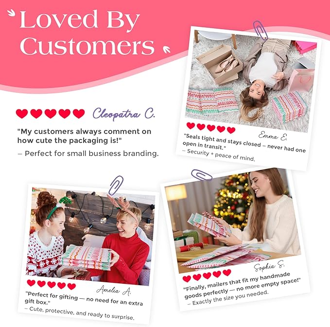 Metronic Bubble Mailers 8.5x12" 40pc Usable Size 8.5x11,Waterproof Mailing Padded Envelopes for Small Business,Cushioning Bubble Wrap Mailer Bags,Shipping Envelopes for Gift,Small Items Color Ribbon