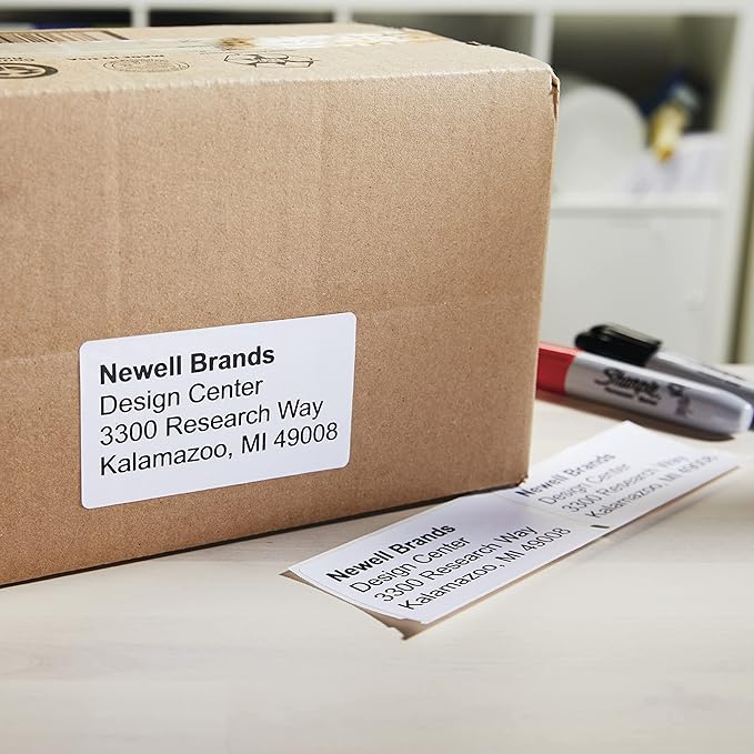 DYMO Authentic LW Standard Shipping Labels for LabelWriter Label Printers, White, 2-5/16" x 4", 24 Rolls of 300 (7200 Total)