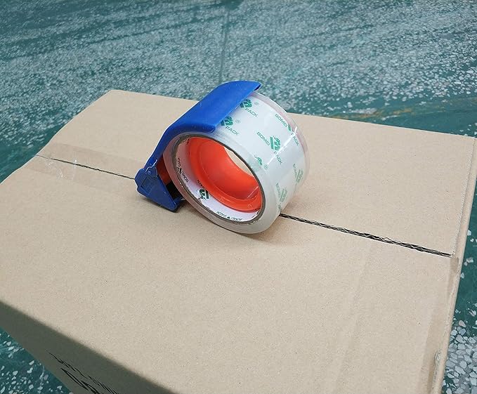 BOMEI PACK 12 Rolls Crystal Clear Packing Tape Refill, Shipping Packaging Tape, 2 Mil 1.88 inch x 60 Yards for Carton Box Sealing